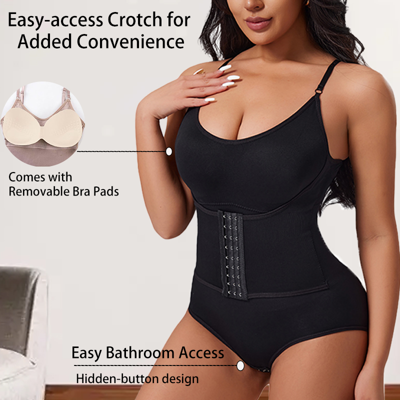 Push Up Bra Padded - Body Modelador Feminino com Efeito Levanta