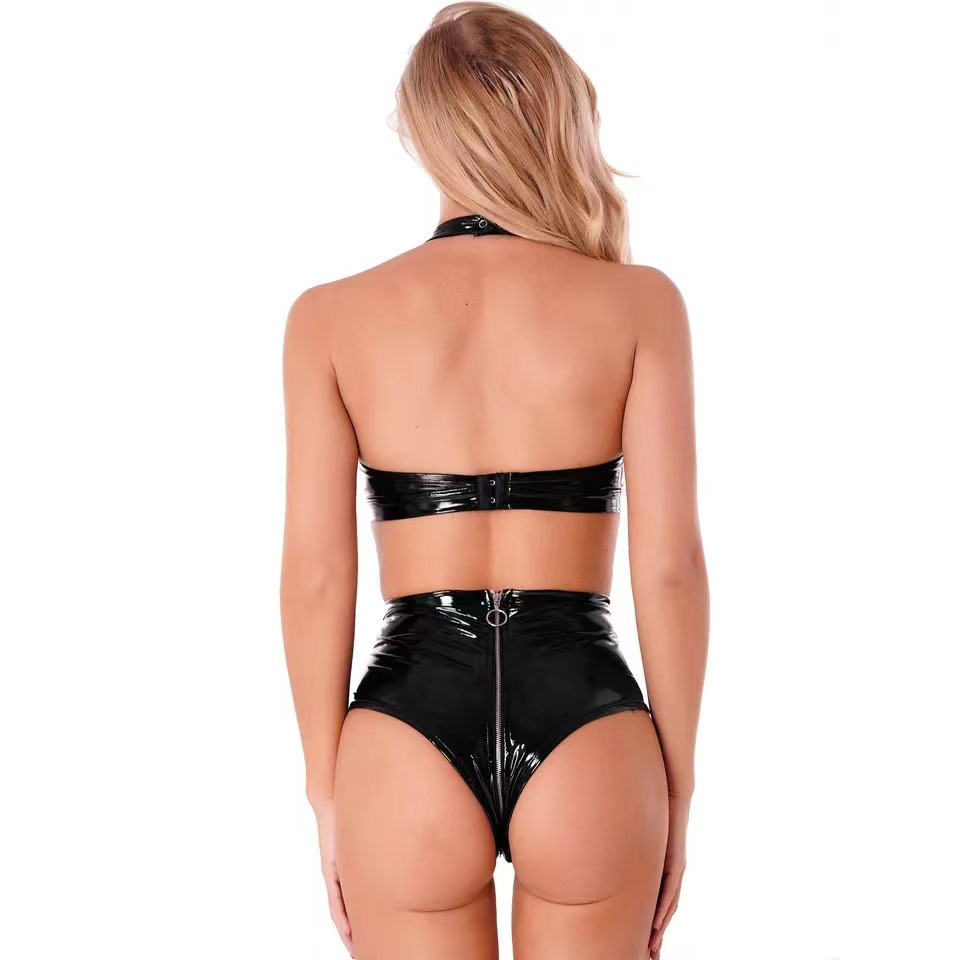 Sexy preto brilhante plutônio  - Push Up Bra Padded avaliação e preço